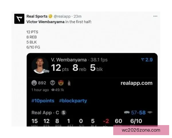 文班亚马表示会为自己投MVP票 称与亚历山大各有优势